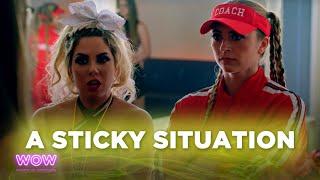 A Sticky Situation | WOW - Women Of Wrestling