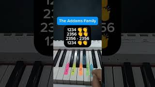 The Addams Family (Piano Tutorial) #shorts #piano