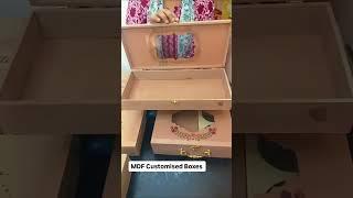 MDF Customised Boxes Available at Shubh Creation DM to Order #boxes #Mdfboxes