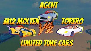 M12 Molten VS Agent VS Torero in Roblox Jailbreak