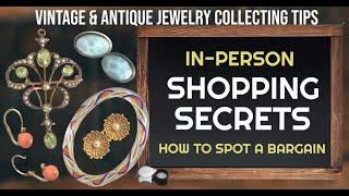 In-Person Shopping Secrets for Antique & Vintage Jewelry - Sundae Brunch LIVE 26/05/24