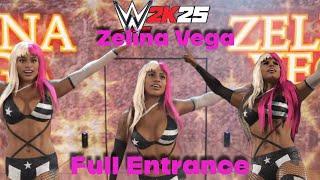 First Look At WWE 2K25 Zelina Vega Entrance ￼