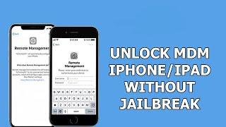 How to Bypass Remote management MDM for iPhone & iPad all iOS version