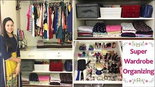 Indian Wardrobe Organization Ideas | Space Saving Ideas | Women Closet Organization Ideas