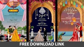 wedding invitation template free download | Hindu Wedding Invitation | Wedding Invitation Video