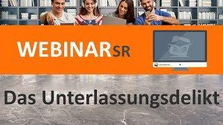 Das Unterlassungsdelikt (Webinar) ► juracademy.de