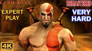 GOD OF WAR 1 Remastered Gameplay Walkthrough VERY HARD [4K 60FPS] FULL GAME Playthrough Longplay