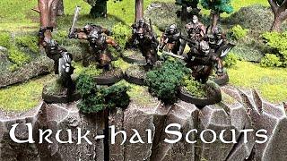 How to speed paint Uruk-Hai Scouts of Isengard - Middle Earth SBG