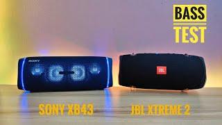 Sony xb43 vs Jbl xtreme 2 Bass Test!!️