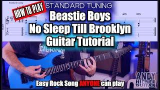 How to play Beastie Boys - No Sleep Till Brooklyn | Guitar Tutorial (Standard Tuning)