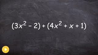 How do we add and subtract polynomials