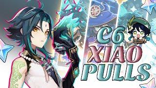 My C6 Xiao Pulls | Lucky Summons | Genshin Impact