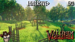 I Found An AMAZING Base Location!! | Valheim Immersive+ | Ep2