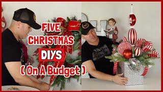 5 NEW Christmas DIYS On A Budget / Elegant Christmas Decorations Ideas / Ramon At Home