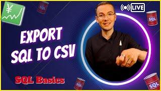  How to Export SQL Query To CSV? SSMS Method  Q&A: 2-minute SQL