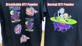 SUBLISTAR DTF: Breathable DTF Powder VS Normal DTF Powder