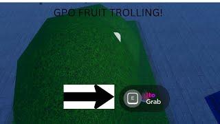 [GPO] FUNNY FRUIT TROLLING IN TRADE HUB