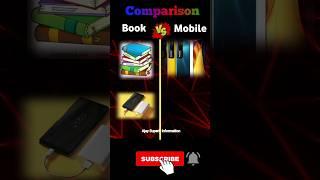 Book VS Mobile  #shorts #comparison #book #mobile