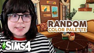 I used a Random Color Palette to Decorate an Apartment in The Sims 4