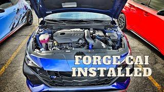 2022+ Elantra N Forge Motorsport Cold Air Intake Installation & Sound Clips