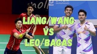 Liang wei keng/wang chang vs leo carnando/bagas maulana