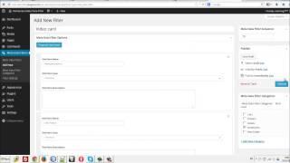 Wordpress Meta Data Filter Plugin - Meta data creation
