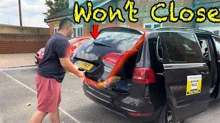 VW Sharan 7N Seat Alhambra Tailgate Lock Replacement Removal