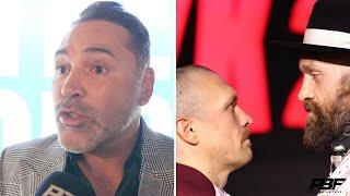 OSCAR DE LA HOYA PREDICTS OLEKSANDR USYK VS TYSON FURY 2