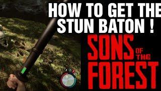 SONS OF THE FOREST How To Get The Stun Baton | Stun Baton Location