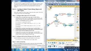 4.2.1.4 Packet Tracer - Configuring Static Frame Relay Maps Instructions