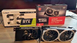 GPU Budget Battle RTX 3050 VS RX 7600 1080p Benchmarks | Ryzen 7 5800X