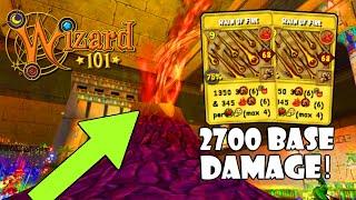 Wizard101 Level 170 Fire PvP: This Is The STRONGEST Spell In Wizard101 (2700 BASE DAMAGE)