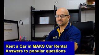 Introduction video about car rental in "MAKS Car Rental", Pattaya (Thailand)