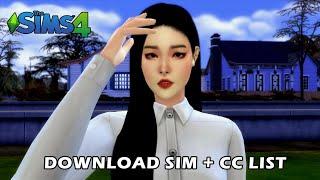 The Sims 4 LOONA Olivia Hye CAS ( SIM DOWNLOAD + CC List) Korean Idol