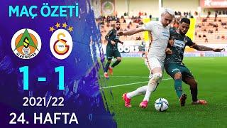 Aytemiz Alanyaspor 1-1 Galatasaray MAÇ ÖZETİ | 24. Hafta - 2021/22