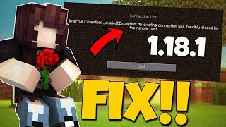 How To Fix Minecraft Connection Lost Internal Exception Version 1.18.1