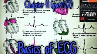 ECG (basics) - Chapter 11 part 1 - Guyton and Hall text book of physiology.