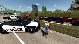 Police Find Stolen ATVs in Crazy Places | Farming Simulator 25