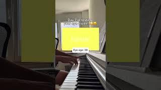 Day 7 Eye Vision Test ️ #day7 #eye #vision #piano #viral