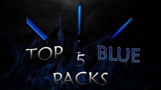 TOP 5 BLUE PVP TEXTURE PACKS | Minecraft 1.8.8 | High FPS