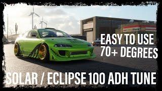 Solar/Eclipse - 100 ADH Tune/Dynostand - EASY to use/BIG angles - CarX Drift Racing Online (2.11)