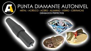 Punta Diamante Autonivel CNC para Acero Inoxidable, vidrio y metal