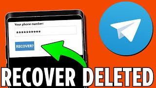 How To Recover Deleted Telegram Account? (2024)