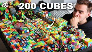 I solve my ENTIRE RUBIK'S CUBE COLLECTION