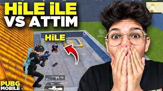 HİLEYLE VS ATTIM! ÇOK ZOR OLDU | PUBG MOBİLE