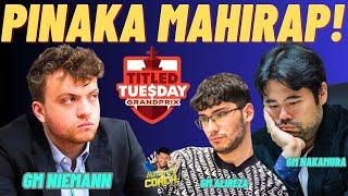 PINAKA MAHIRAP NA  CHECKMATE ANG GINAWA NI NIEMANN! Nakamura vs Niemann! Titled Tuesday