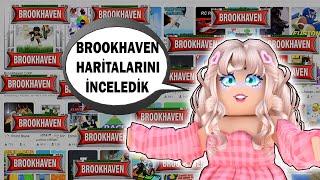 TÜM BROOKHAVEN HARİTALARINA GİRDİK İNCELEDİK | ROBLOX BROOKHAVEN | #mavişroblox