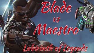 Блейд вс Маэстро, Лабиринт Легенд | Blade vs Maestro, LoL | Marvel Contest of Champions