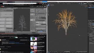 Создать дерево в Blender 3D Д201