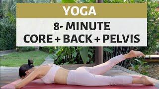 STRENGTHEN YOUR CORE BACK & GLUTES IN 8 MINUTES